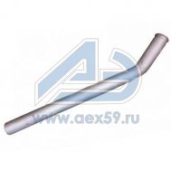 Труба глушителя УРАЛ NEXT 4320N-1203008 купить с доставкой по Перми и РФ