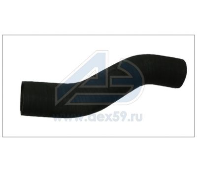 Патрубок радиатора МАЗ L=417 мм кривой, резиновый 54401-1303260 купить с доставкой по Перми и РФ