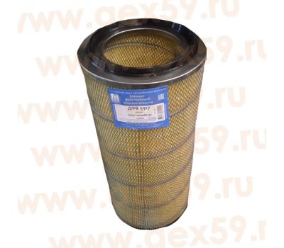 Элемент фильтрующий воздуха МАЗ ЕВРО цельный ДЗАФ 5951/8421-1109080 купить с доставкой по Перми и РФ