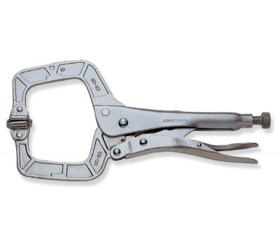 P53M18 Зажим ручной с фиксацией, С-образный захват, 450 мм, 0-180 мм P53M18 купить с доставкой по Перми и РФ