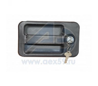 Ручка двери УРАЛ наружная правая бескапотная кабина 330-6105150 купить с доставкой по Перми и РФ