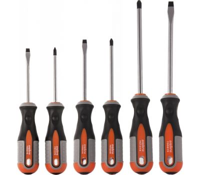 975006 Набор отверток стержневых ROUND GRIP, 6 предметов 975006 купить с доставкой по Перми и РФ