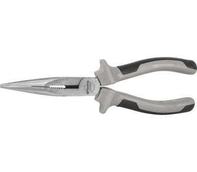 LNP0180 Длинногубцы прямые с духкомпонентными рукоятками, 180 мм LNP0180 купить с доставкой по Перми и РФ