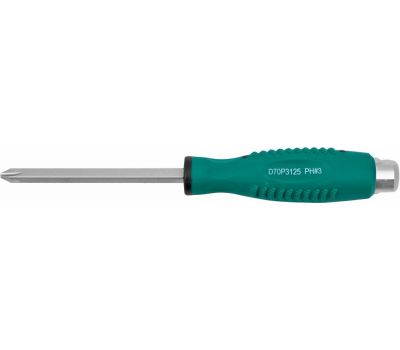 D70P3125 Отвертка стержневая крестовая, ударная, силовая под ключ, PH3х125 D70P3125 купить с доставкой по Перми и РФ
