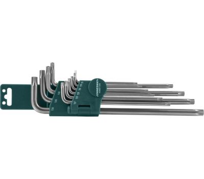 H08S110S Набор ключей торцевых TORX® удлиненных с центрированным штифтом Т9-50, 10 предметов H08S110S купить с доставкой по Перми и РФ