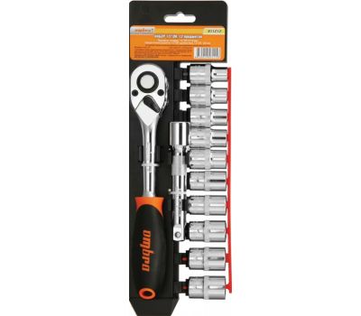 911212 Набор головок торцевых с аксессуарами 1/2