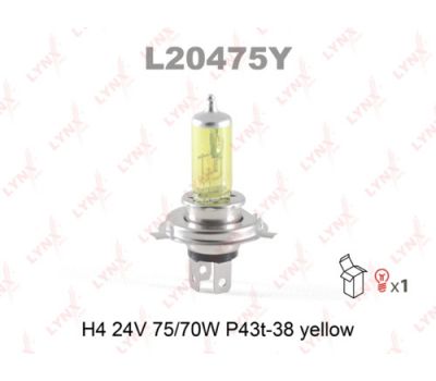 Лампа  H4 24V 75/70W P43T-38 L20475Y купить с доставкой по Перми и РФ