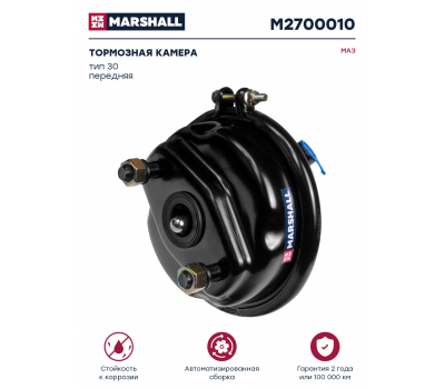 Тормозная камера тип 30 дискового тормоза M2700010 купить с доставкой по Перми и РФ