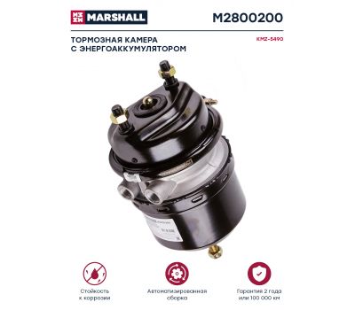 Энергоаккумулятор ЛИАЗ тип 20/24 дисковый тормоз без вилки M2800200 купить с доставкой по Перми и РФ